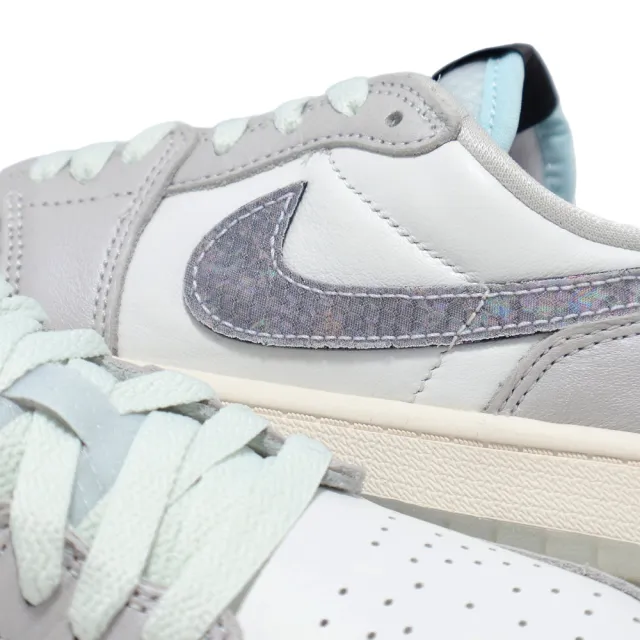 【NIKE 耐吉】童鞋 Air Jordan 1 Low OG PS 中童 CNY 新年 蛇年 休閒鞋 AJ1 灰(HF3205-100)