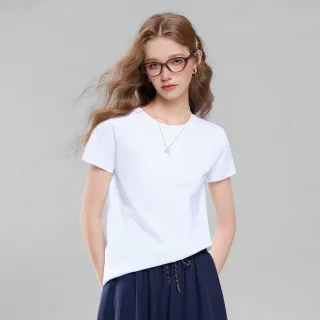 【GIORDANO 佐丹奴】女裝Sorona涼感圓領短袖T恤(多色任選)