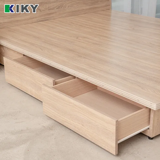 【KIKY】佐藤六分抽屜床底(雙人加大6尺)