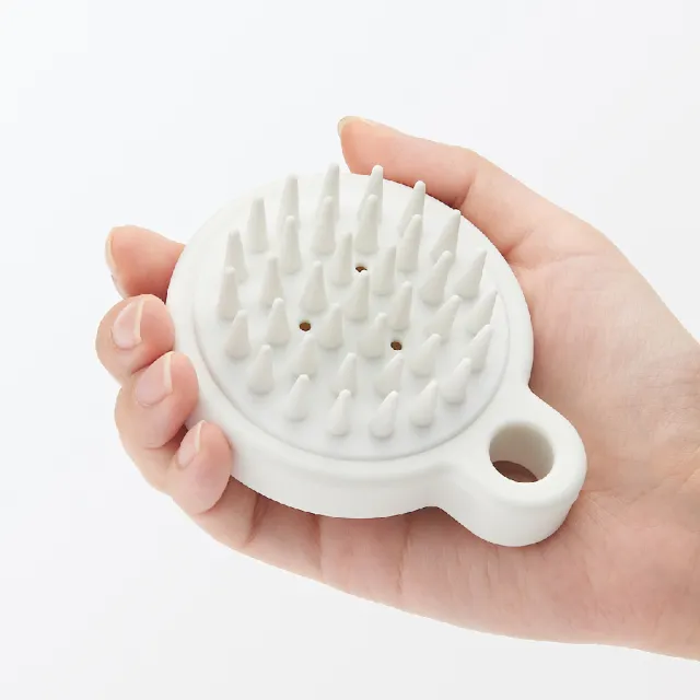 【MUJI 無印良品】PP頭皮按摩梳/約7x9x3.5cm