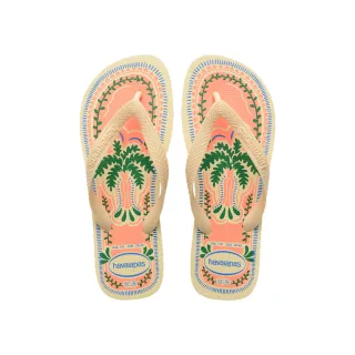 【havaianas 哈瓦仕】拖鞋 女鞋 夾腳拖 熱帶雨林 Top Summer Vibes 粉膚 4150162-9256W (哈瓦士)