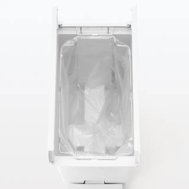 【MUJI 無印良品】PP垃圾桶/腳踏式/小/20L袋用 約寬22.5x深43x高37.3cm(上蓋開啟時:高47.3cm)
