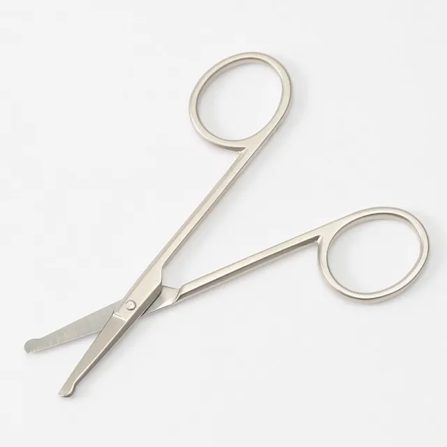 【MUJI 無印良品】鋼製修容剪刀 全長約90mm