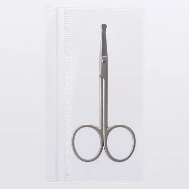 【MUJI 無印良品】鋼製修容剪刀 全長約90mm