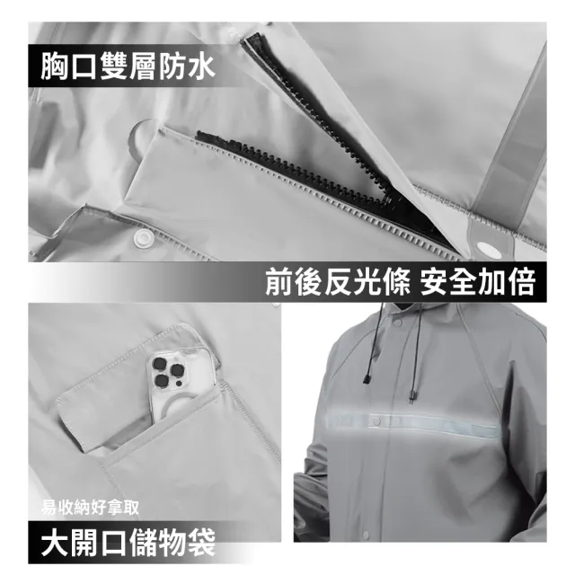 【SHANG SHUO】兩件式海膠輕量雨衣_多色(輕量 透氣 機車族 彈性 高抗水)