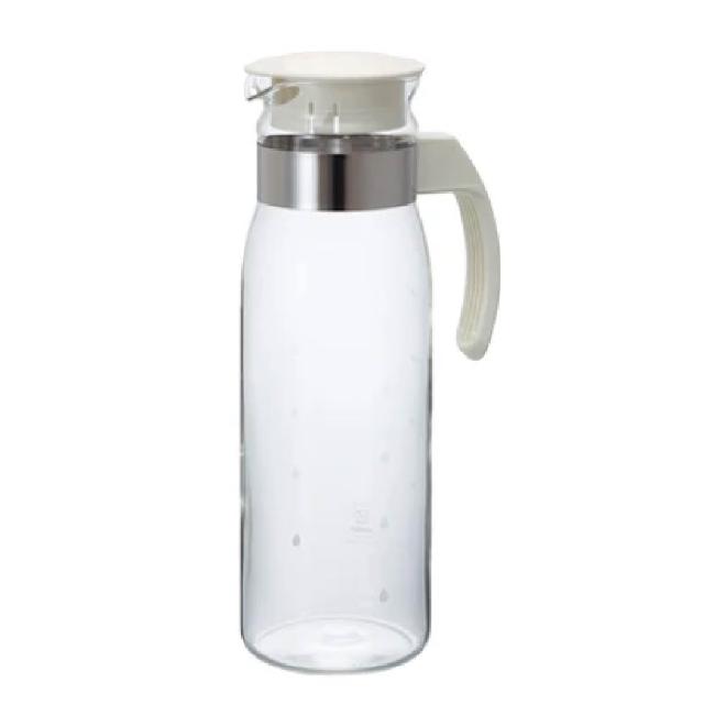 【HARIO】官方直營 米白便利冷水壺(1400ml/日本製造)