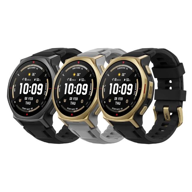 【Amazfit 華米】T-Rex 3 PRO五級鈦合金智慧手錶(雙色LED手電筒/藍寶石鏡面/身體電量/3000 nits亮度)