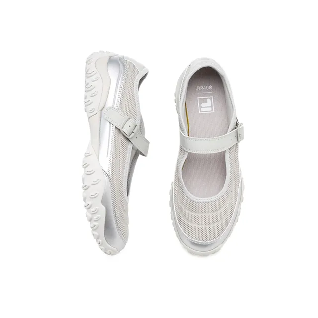【FILA】#韓韶禧代言款 ECHAPPE MJ 中性瑪莉珍運動鞋-灰(4-C105A-063)