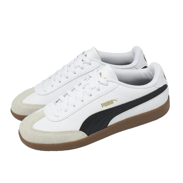 【PUMA】休閒鞋 9-T 男鞋 女鞋 白 黑 復古 膠底 德訓鞋 398174-11