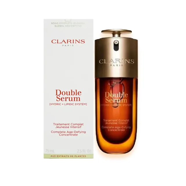 【CLARINS 克蘭詩】黃金雙萃精華 75ml (國際航空)