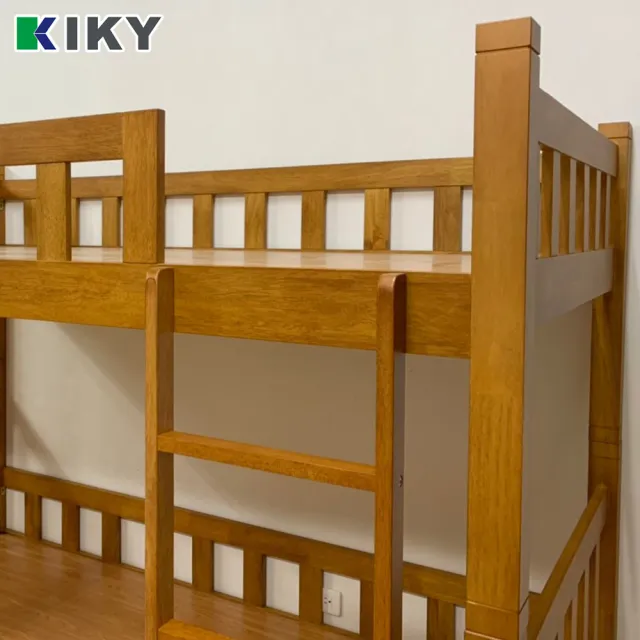 【KIKY】柯博文實木雙層床 開學季必備-外宿租屋推薦款(單人加大3.5尺)