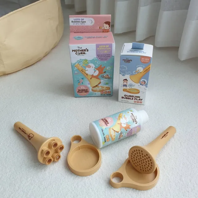 【mother’s corn】韓國 兒童專用超多泡泡組 (泡泡玩具 戶外玩具 輕鬆吹出大泡泡)