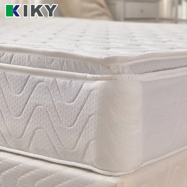 【KIKY】台灣製雙人加大釋壓蜂巢式獨立筒床墊6x6.2尺x23cm-新四代韓式