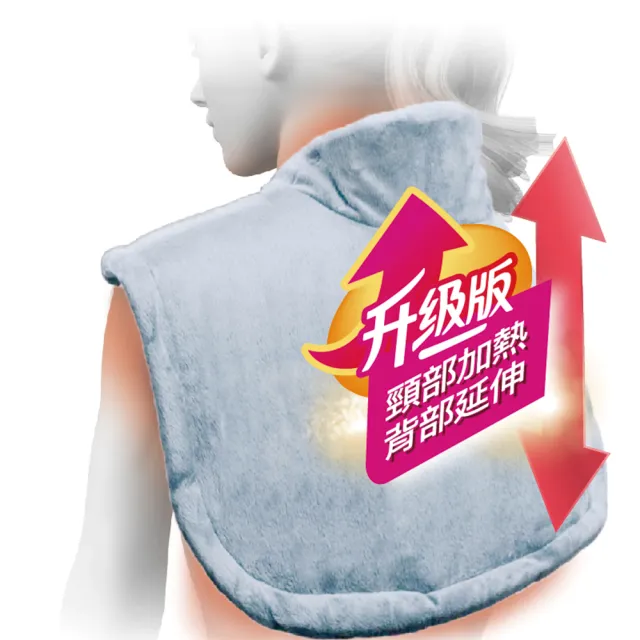 【Sunlus 三樂事】頸肩雙用柔毛熱敷墊SP1305(升級款)