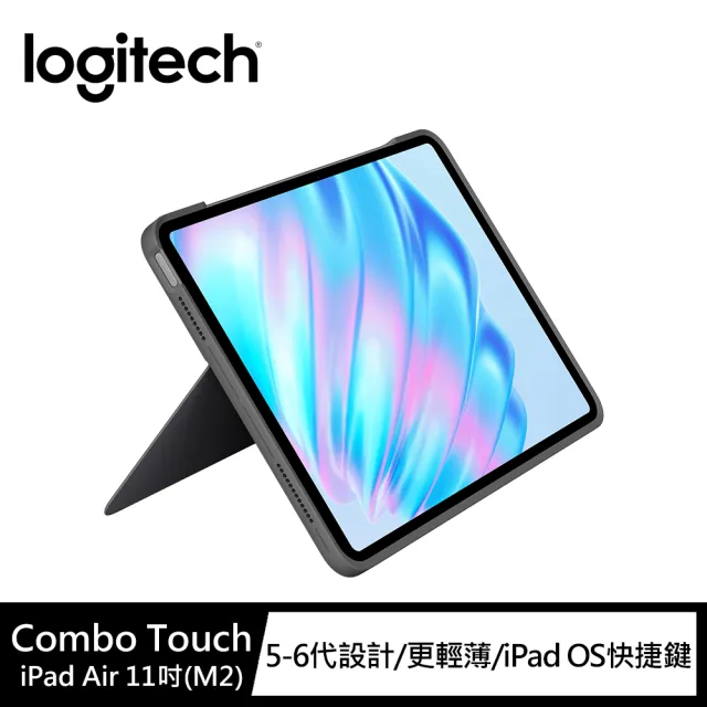 【Logitech 羅技】Combo Touch iPad Air 2024 M2 11吋鍵盤保護套(ipad鍵盤 巧控鍵盤)