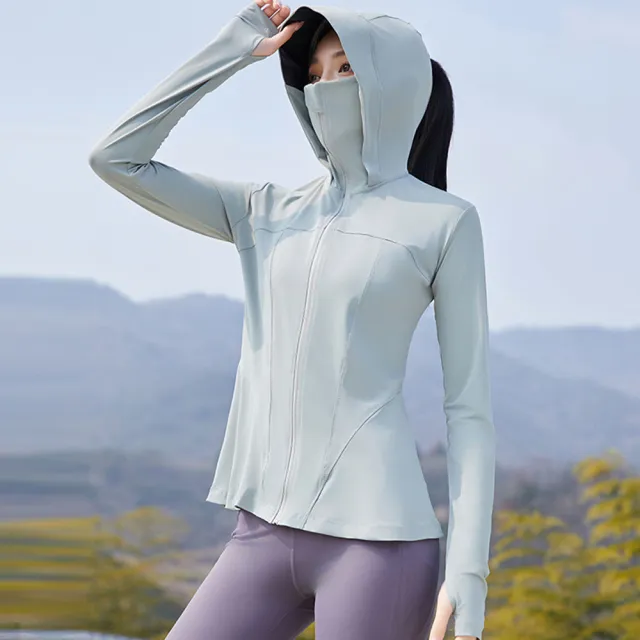 【MUAN】UPF50+ 冰絲涼感防曬外套 抗UV 防紫外線 輕薄透氣 連帽長袖防曬衣 騎車通勤 戶外遮陽
