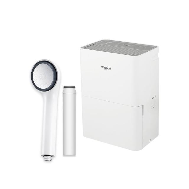 【Whirlpool 惠而浦】10L第六感智能除濕機 WDEE10TW+3M SF100 ShowerCare 除氯蓮蓬頭一機二心特惠組
