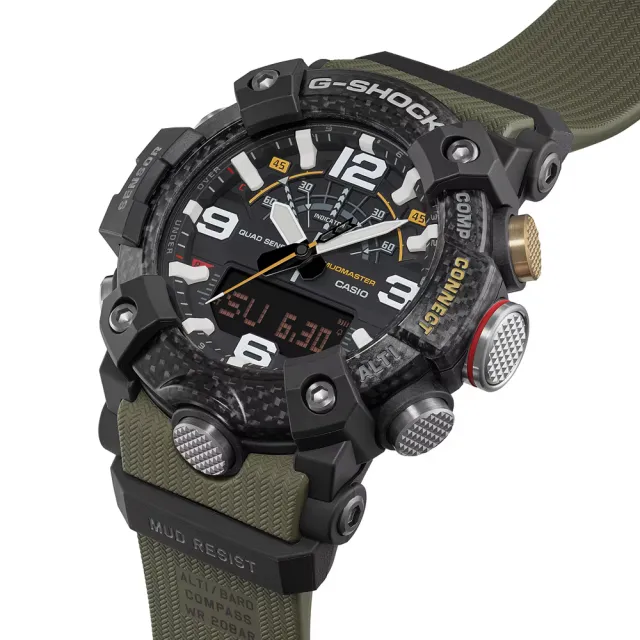 【CASIO 卡西歐】G-SHOCK MUDMASTER 藍芽連線 多功能腕錶 錶 週年慶 雙11 (GG-B100X-1A3)