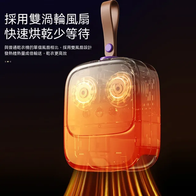 【LEZUN 樂尊】全自動折疊烘衣機 智能速乾乾衣機 家用迷你便攜（烘衣機 乾衣機 折疊烘衣機 全自動烘乾機）