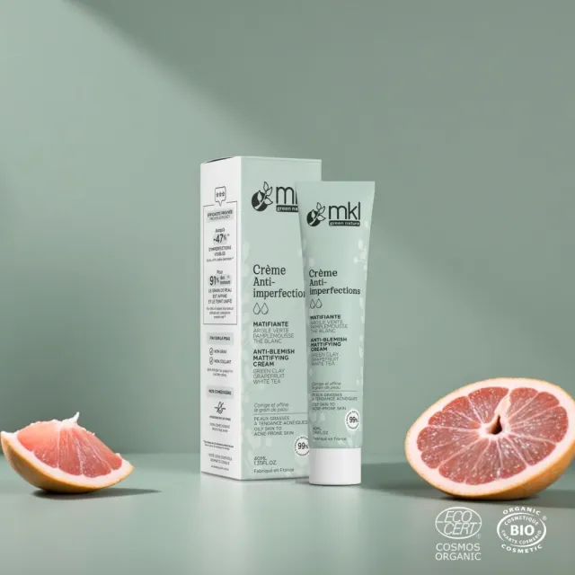 MKL 有機認證 綠泥葡萄柚 控油青春調理乳 40ml