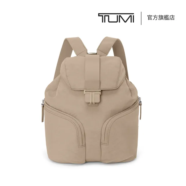 【TUMI】Journey 小型都會時尚後背包 - 燕麥色 (TUMI 官方旗艦店)