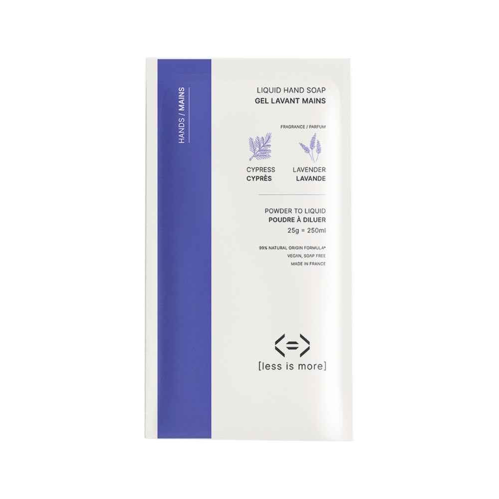 【LESS IS MORE】淨化洗手露-絲柏+薰衣草 25g 溫和潔淨 柔嫩保濕 草本香氛洗手乳(250 ml)
