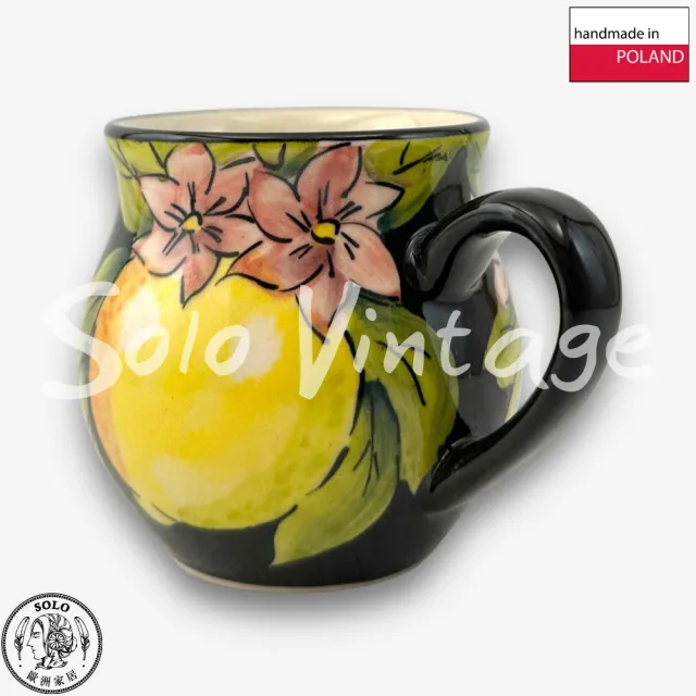 【波蘭陶】SOLO歐洲家居 正版原裝 波蘭原廠手繪 Moja 220ML 胖胖杯 馬克杯 咖啡杯 水杯 夜萊檸香系列
