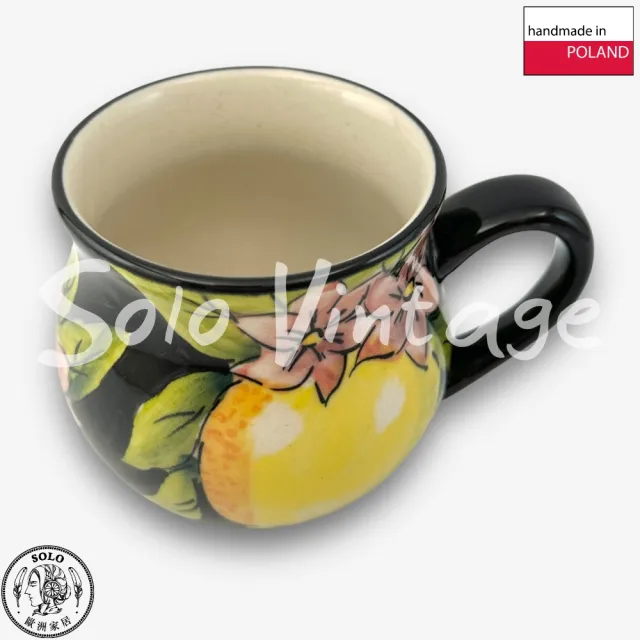 【波蘭陶】SOLO歐洲家居 正版原裝 波蘭原廠手繪 Moja 220ML 胖胖杯 馬克杯 咖啡杯 水杯 夜萊檸香系列