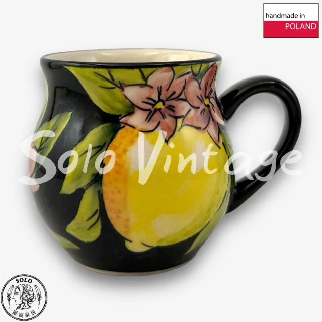 【波蘭陶】SOLO歐洲家居 正版原裝 波蘭原廠手繪 Moja 220ML 胖胖杯 馬克杯 咖啡杯 水杯 夜萊檸香系列