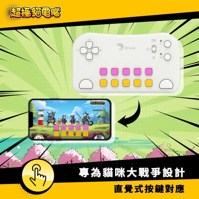 【Brook】貓戰手把 貓咪大戰爭控制器 超極貓電腦 にゃんこ大☆争