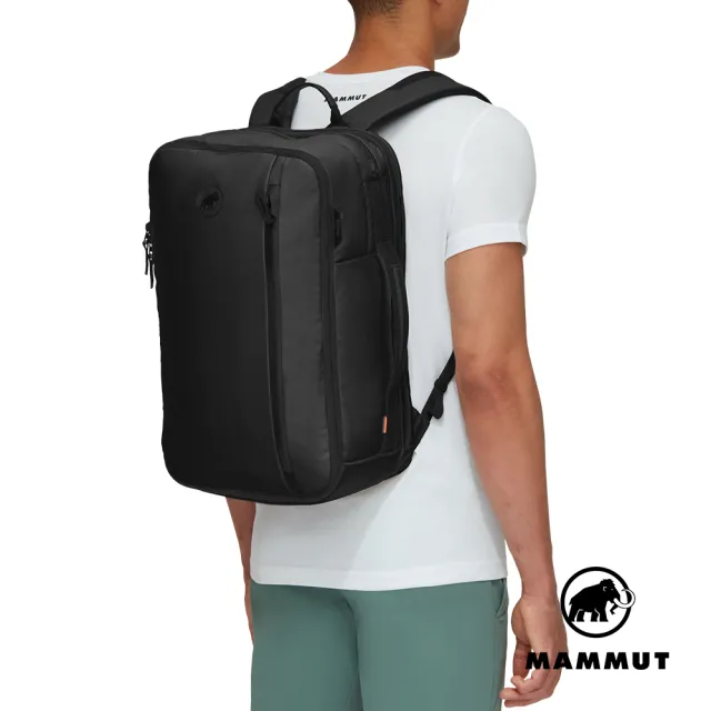 【Mammut 長毛象】Seon Transporter 25 休閒筆電後背包 25L 黑色 #2510-03911