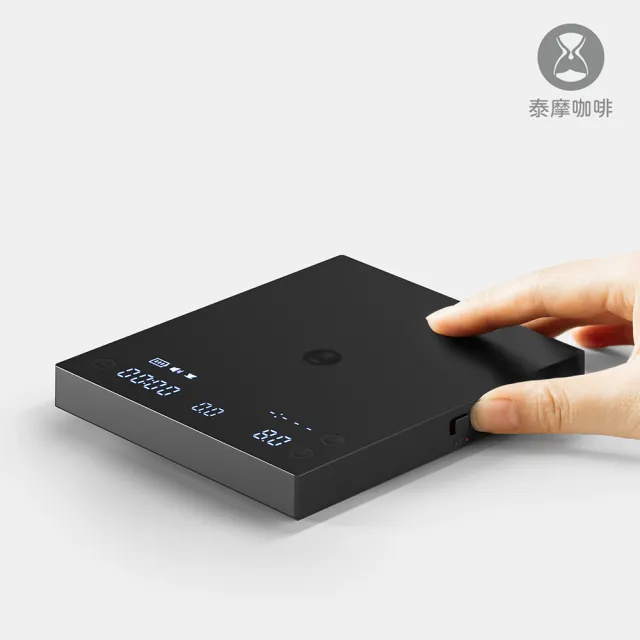 【TIMEMORE 泰摩】泰摩咖啡 黑鏡Basic3 黑色 (粉水比 流速電子秤)