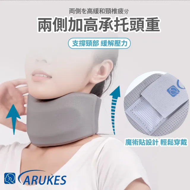 【ARUKES】日本頸部支撐舒適帶/防低頭神器/頸托/固定脖套/護頸套