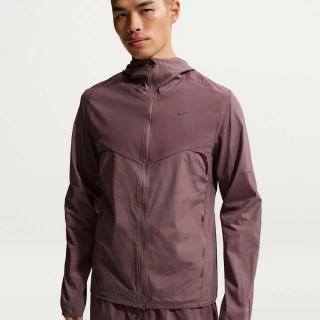 【NIKE 耐吉】風衣外套 男 AS M NK RPL STRIDE NVLTY JKT 抗曬 抗水 跑步 清爽 紫(IF2368674)