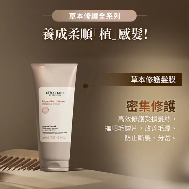 【L’Occitane 歐舒丹】官方直營 草本修護護髮膜200ml