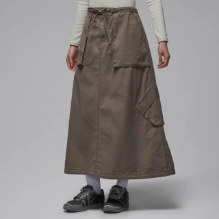 【NIKE 耐吉】短裙 女 AS W J CHICAGO PARA SKIRT 喬丹 工裝 半長裙 裙子 復古 灰(IF1048040)