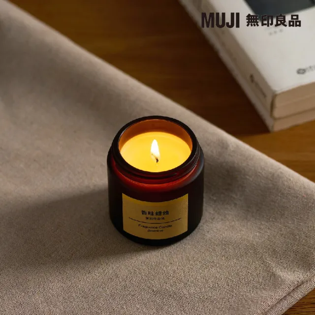 【MUJI 無印良品】芬香蠟燭.檜木香味/85g