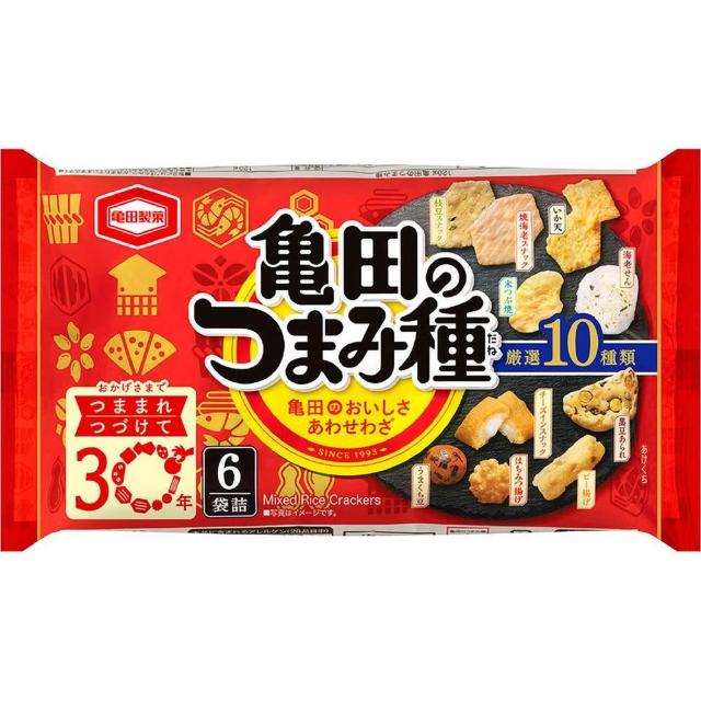 【龜田製果】龜田十種類米果點心120g