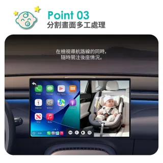 【ottocast】Cabin Care 車用寶寶攝影機 有線轉無線CarPlay 車載接收器 隨插即用 後座攝影機 寵物嬰兒監視