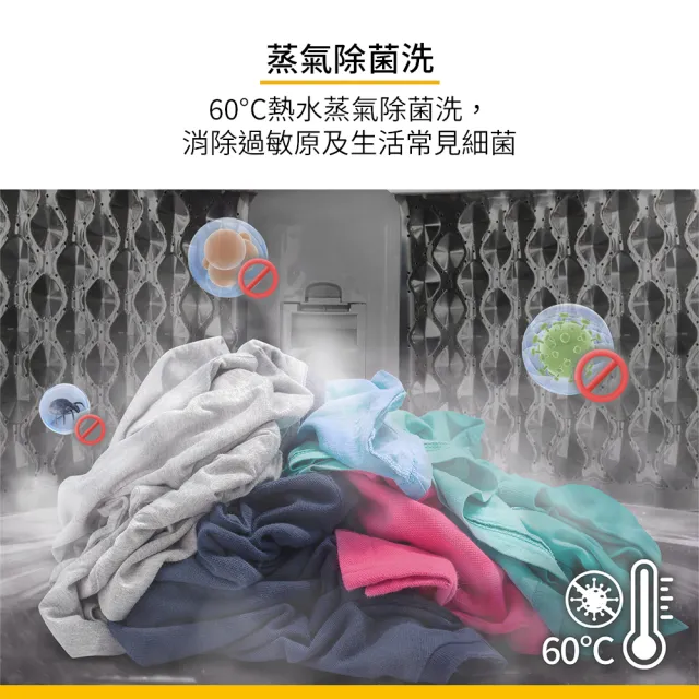 【Whirlpool 惠而浦】58H快配19公斤直驅變頻直立洗衣機(VWHD1901BG)