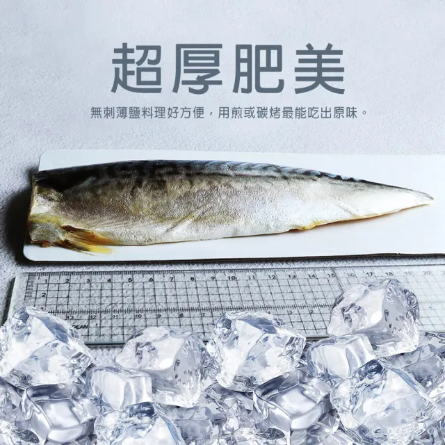 【築地一番鮮】挪威｜3L厚片薄鹽鯖魚｜20片｜210g