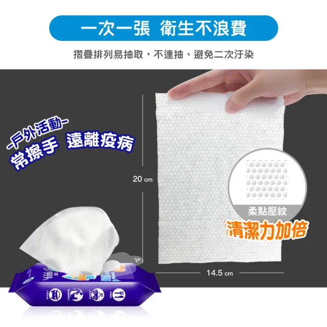 【奈森克林】台灣製造水滴將酒精擦抗菌濕巾(15抽/包;36包/箱)