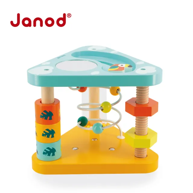 【Janod】雨林大冒險-寶寶智能轉轉樂(早教玩具 寶寶玩具 幼兒玩具 1歲玩具 2歲玩具)