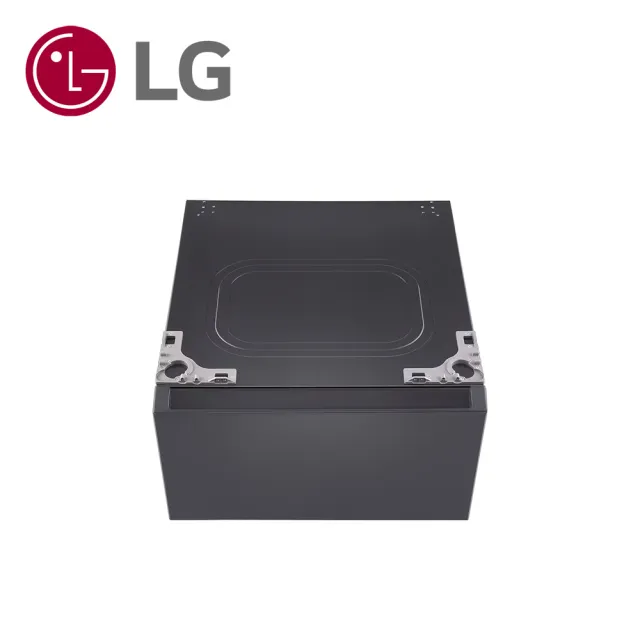 【LG 樂金】58H快配18+2公斤◆18公斤滾筒蒸洗脫烘洗衣機+抽屜櫃◆黑(WD-S18NDB+LWP-25N24)