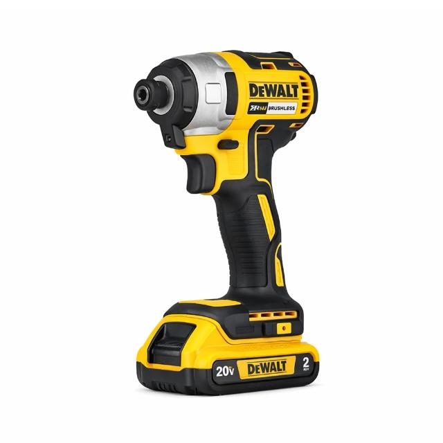 【DEWALT 得偉】20V經濟版衝擊起子機 雙電2.0Ah(DW-DCF7871D2)