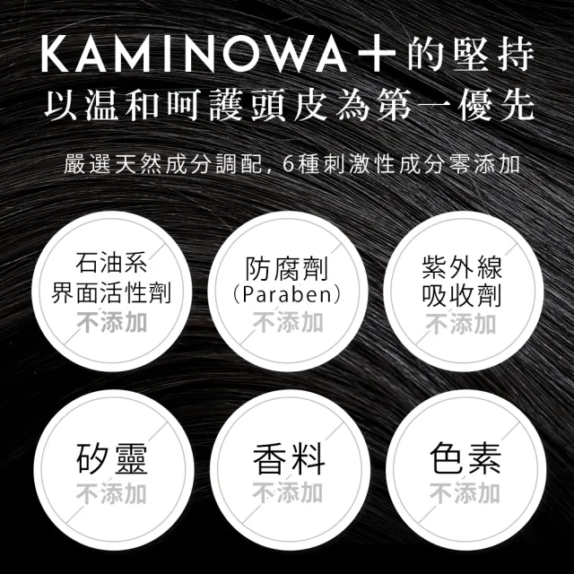 【KAMINOWA 法之羽】黑燦 養髮液80mlx3入組(竹筍皮萃取液、甘草酸二鉀)
