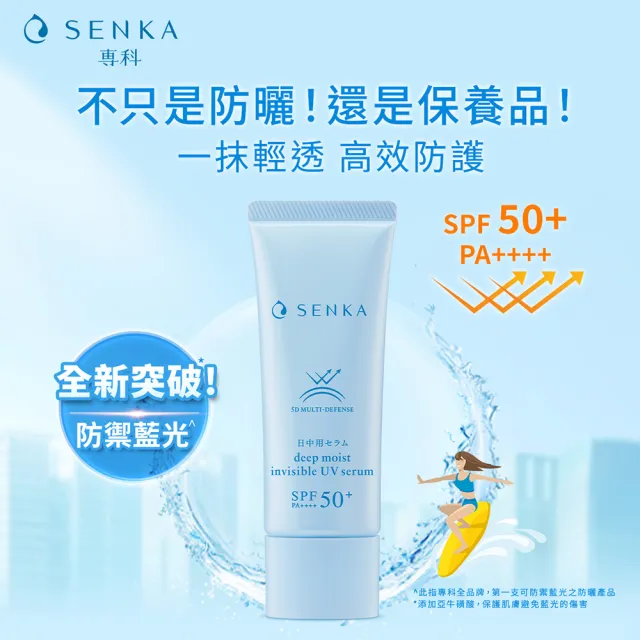 【專科】水潤保濕全能輕透防曬精華 40g(4入組)