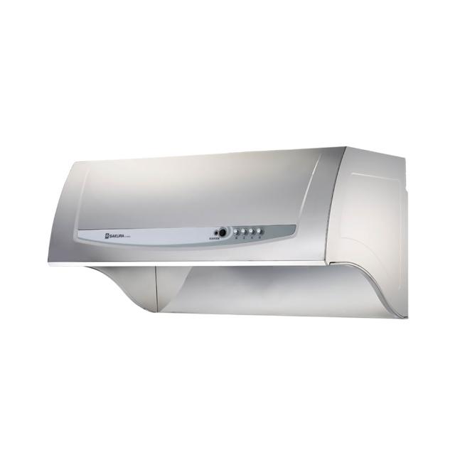 【SAKURA 櫻花】80cm深罩式雙效除油健康取向除油煙機 (R3680SL 原廠技師到府 基本安裝)