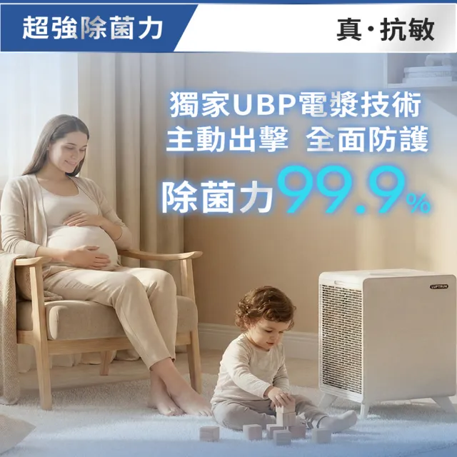【LUFTRUM 瑞際】MOMO獨家限定 C3510 小極淨 電漿除菌清淨機(5重警衛式HEPA H13 過濾系統)