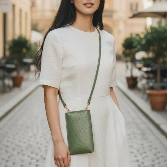 【M2nd】珍稀鴕鳥皮隨身護照包(T9438A)